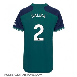 Arsenal William Saliba #2 Replik 3rd trikot Damen 2023-24 Kurzarm